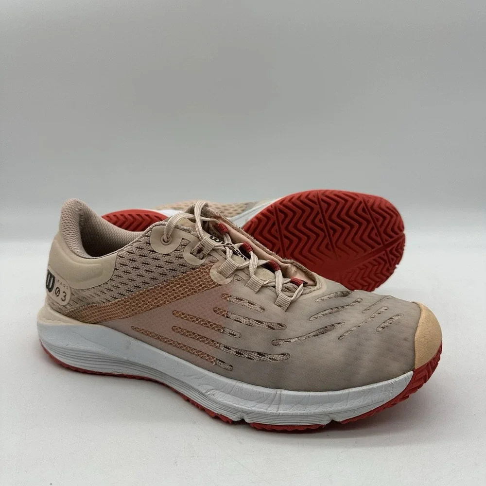 Wilson Kaos 3.0 WRS326140 Womens size 9 Tennis Shoes Tropical Peach Cayenne